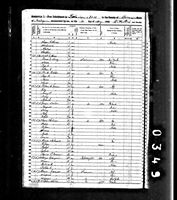 William B Green - 1850 United States Federal Census