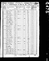 Marshall Harvey - 1850 United States Federal Census
