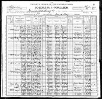 Thomas Mayne - 1900 United States Federal Census