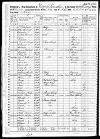 Pally Travis - 1860 United States Federal Census