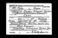 Clyde Green - U.S. World War II Draft Registration Cards, 1942