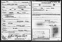 Arthur Myron Lowe - World War I Draft Registration Cards, 1917-1918