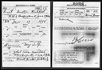 Emil Gustav Krehbiel - World War I Draft Registration Cards, 1917-1918