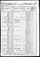 Mdad Harvey - 1860 United States Federal Census