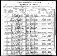 Lewis Fablinger - 1900 United States Federal Census