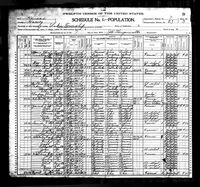 F W Schowalter - 1900 United States Federal Census