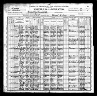 Sarah Wiebe - 1900 United States Federal Census