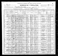 William J Krehbiel - 1900 United States Federal Census