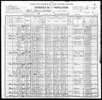 Alfred Benninger - 1900 United States Federal Census