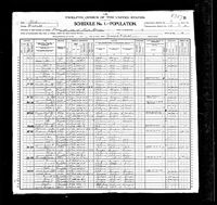 Berma O Thackerson - 1900 United States Federal Census
