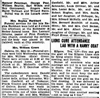 Catharine Thornton Green - Freeport Journal Standard 21 May 1942