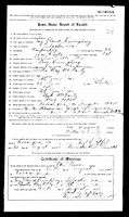 Claude Ray Humphrey - Iowa, Marriage Records, 1880-1937