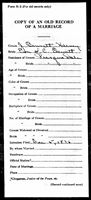 Josiah Bennett Harvey - Maine, Marriage Records, 1713-1937