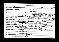John Vernett HARVEY - Vermont, Birth Records, 1909-2008
