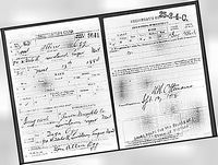 Lon Allen Ogg - World War I Draft Registration Cards, 1917-1918