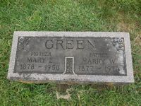 Albert and Lydia Green Headstone