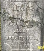 Ruth P Harvey headstone