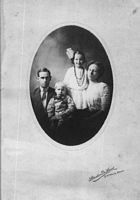 Alden & Francis Harsh with son Hubert and Daughter Viola