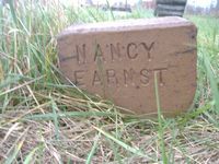 Nancy Earnst d.1850 grave marker