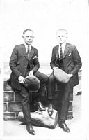 Oldham, Jake Allen 1922 with Bill Humphrey