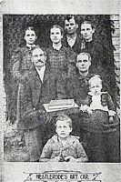 Sally, Katie, Homer, wife Lillie, Dad and Mother Sell, Homer's son's Ernest and Jack
